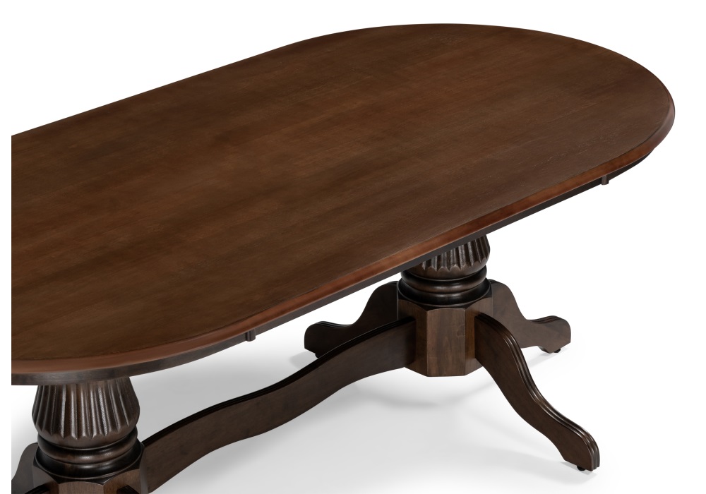 Большой деревянный стол. Цвет капучино.